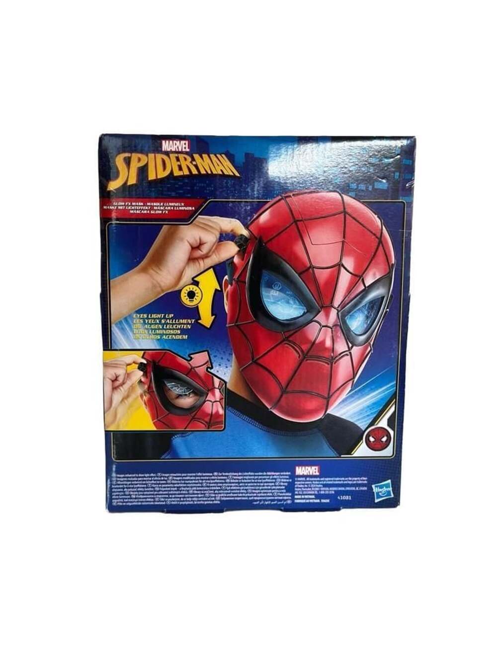 Hasbro Marvel Spider-Man Glow FX Mask Role Play Toy - Halloween costume